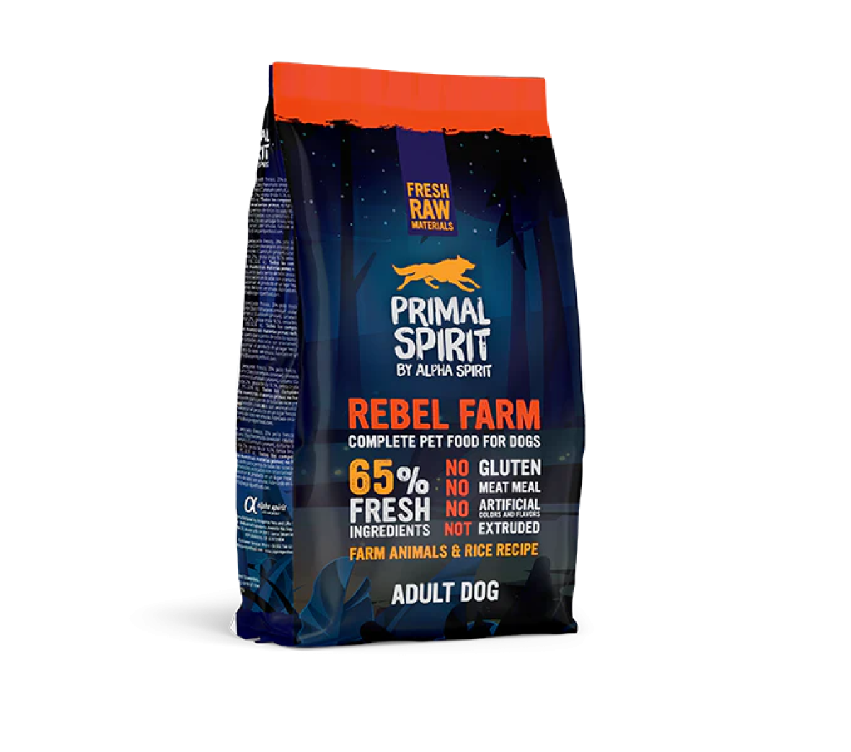 Primal 65% Rebel Farm Dog Food 1 kg