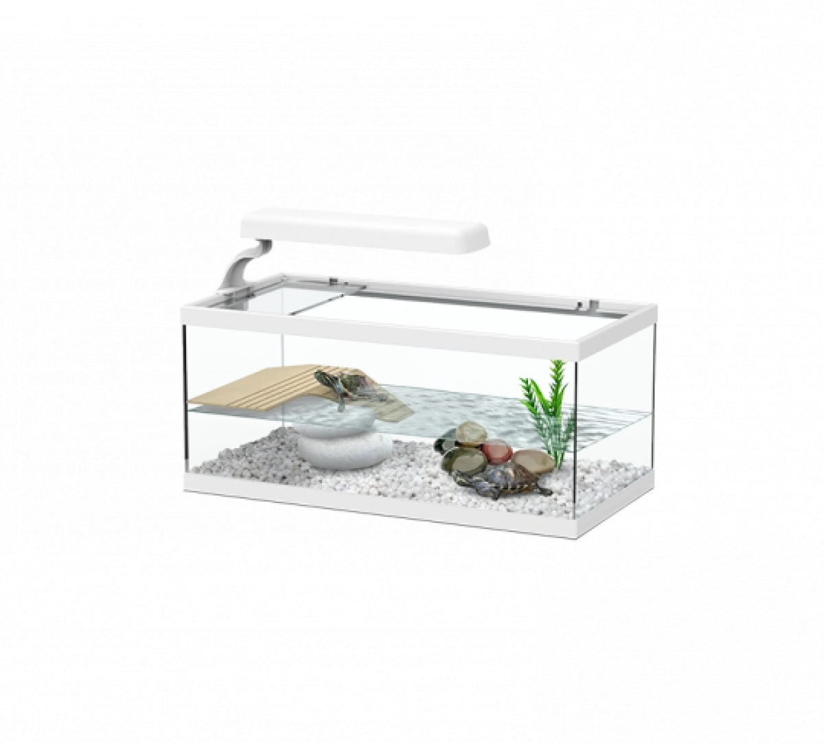 Tortum Turtle Tank 40 x 20 x 16 cm, White