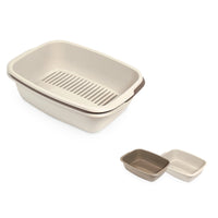 Thumbnail for Miso Cat Litter Tray - 54 x 38.5 x 16 cm/Beige