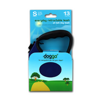 Thumbnail for Doggo everyday retractable leash 4m, S, blue