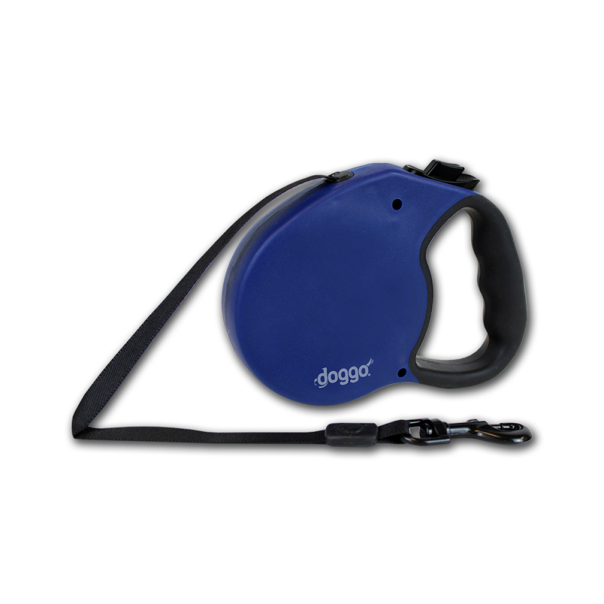 Doggo everyday retractable leash 4m, S, blue