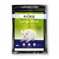 Thumbnail for Blijkie black foil line mice large 25-30g, 15pc