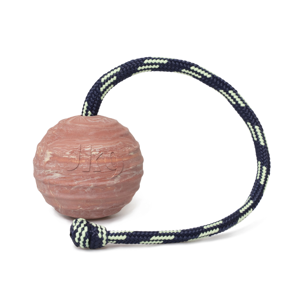 Ball with string & knot, 70mm dia.