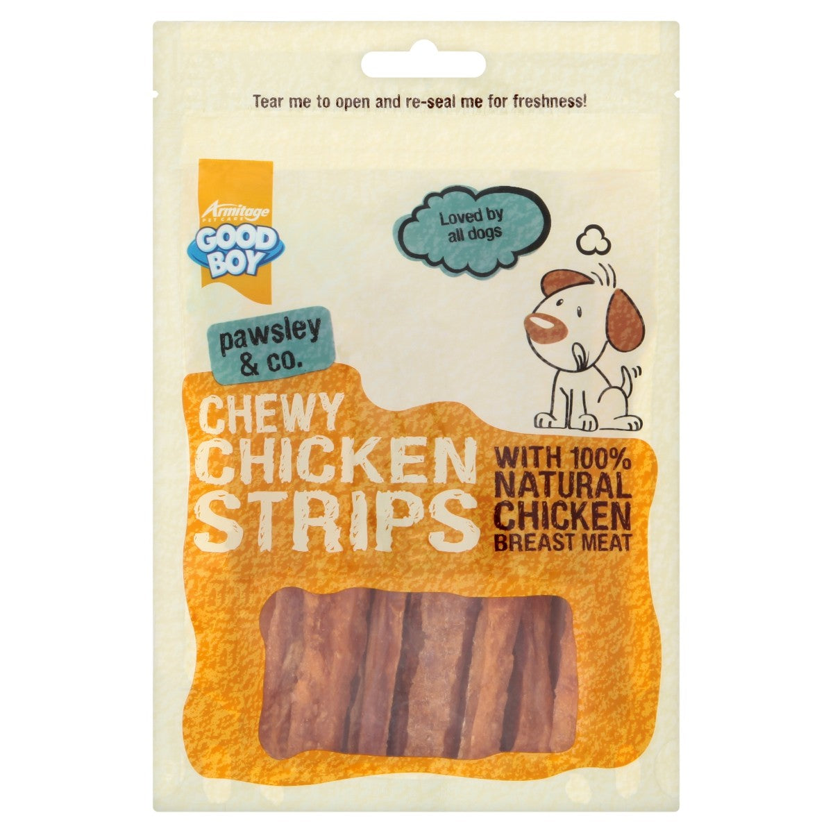 Chewy Chicken Strips - 100G