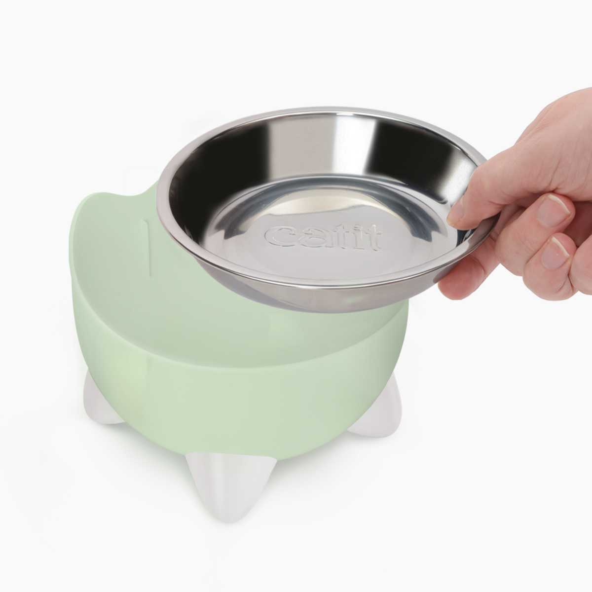 CatIt Pixi Drinking Fountain - Combo pack/Green