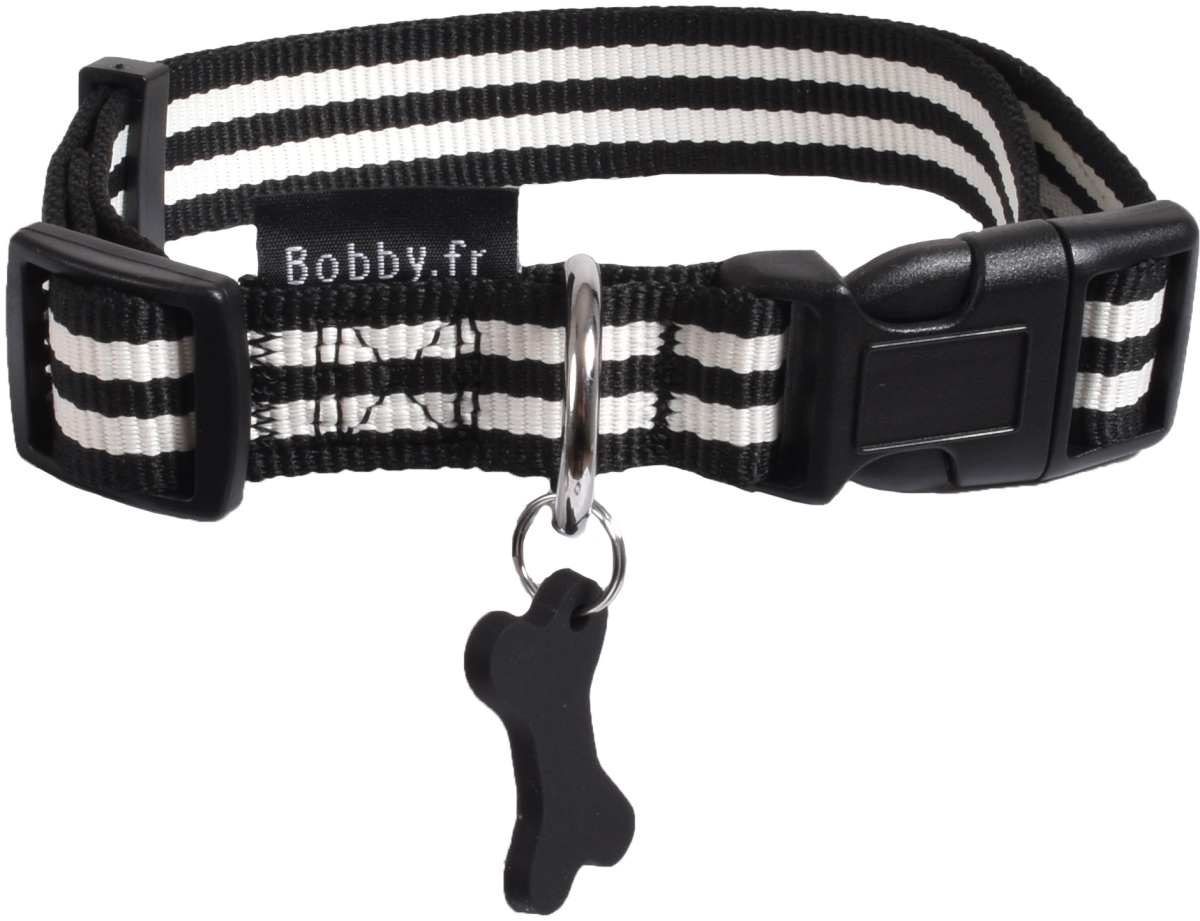 Collar Stripe Black Medium