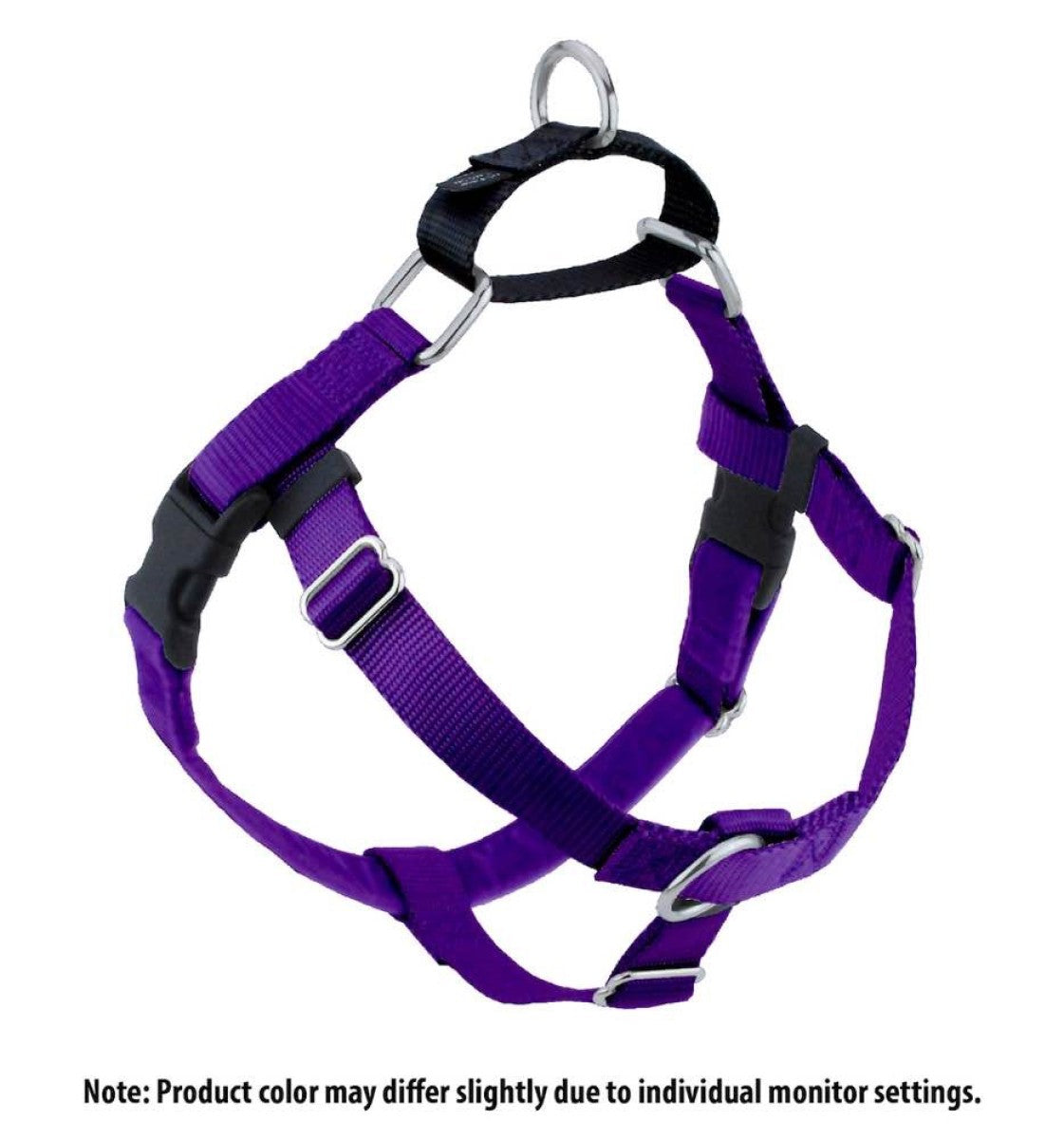 Freedom No-Pull Harness and Leash -  Purple / Medium 1"