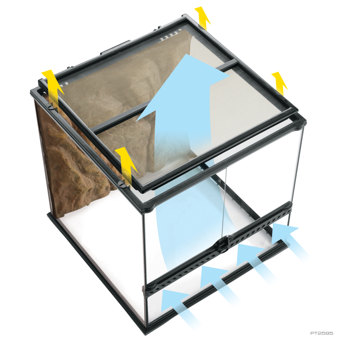 Exo Terra Advanced Paludarium & Rainforest Terrarium - Mini X-Tall - 30 x 30 x 60 cm