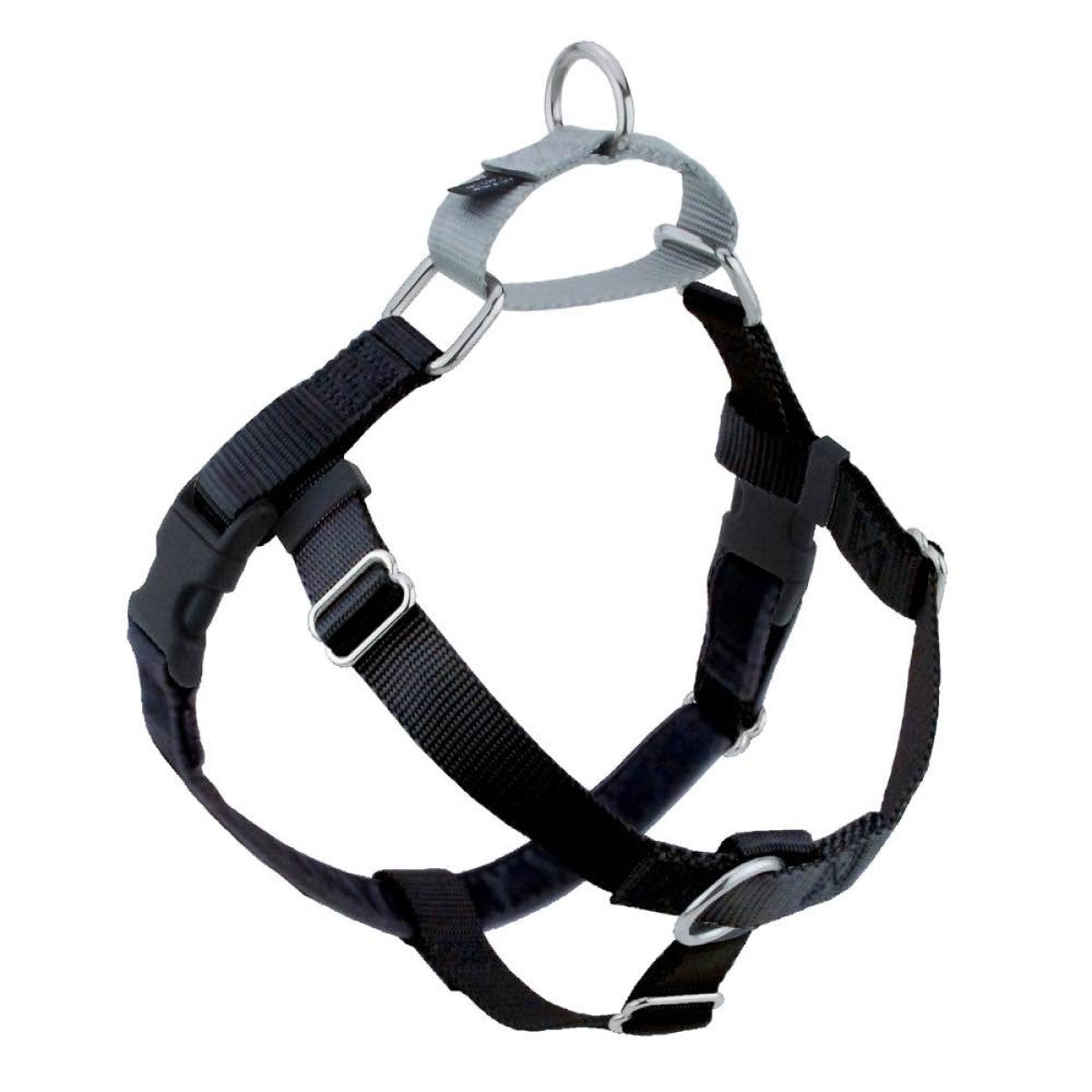 Freedom No-Pull Harness and Leash - Black / Large 1"