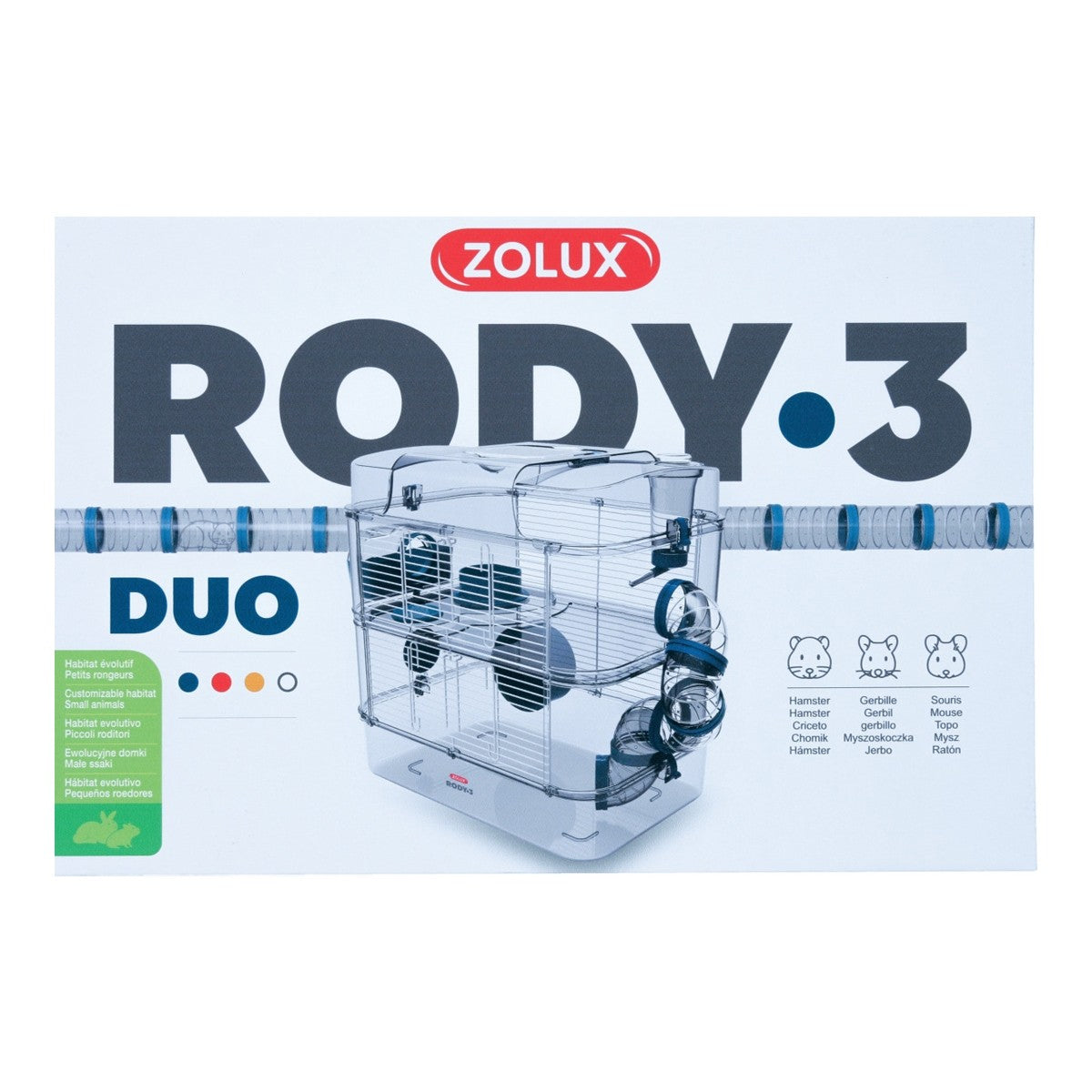 Rody 3 Duo Rodent Cage - Blue