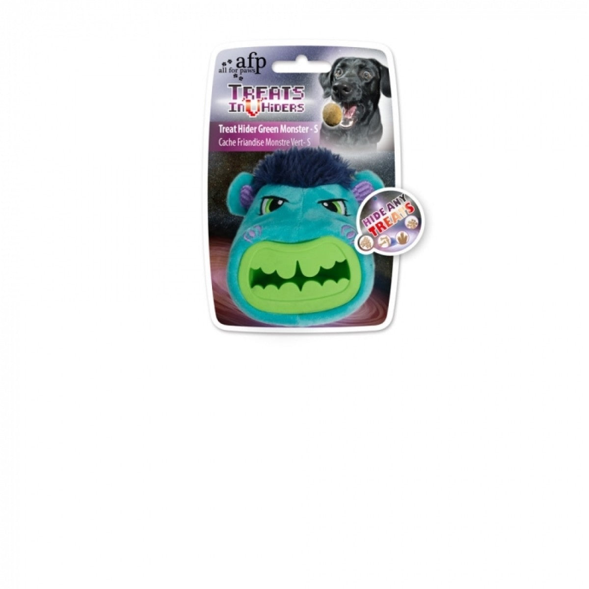 Dog Treat Hider Green Monster - S