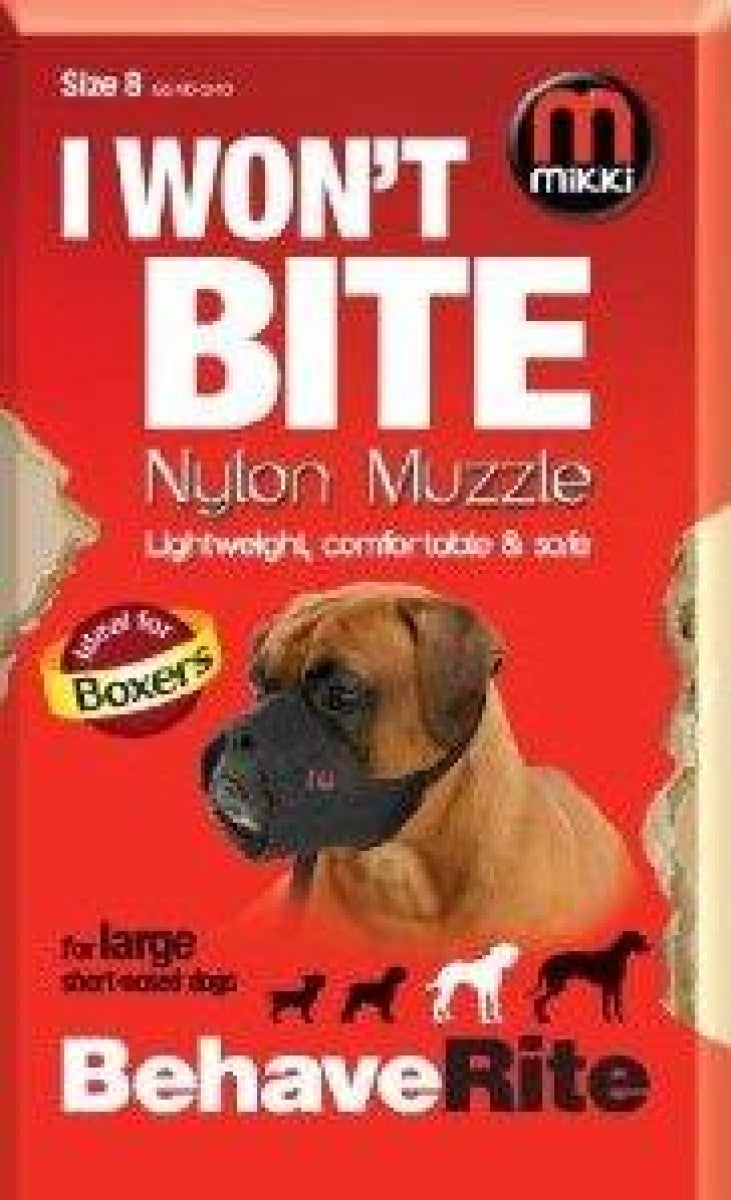 Nylon Dog Muzzle for Boxer Breed