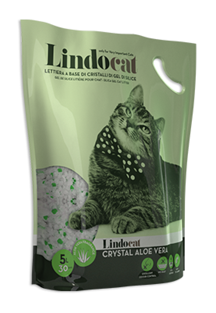 LindoCat Crystal Aloe Vera Scent (Silicagel) -  5 L