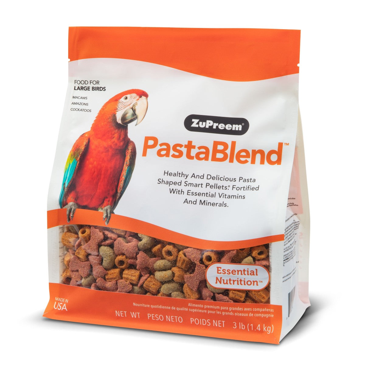 PastaBlend Large Parrot Food 3lb (1.4kg)