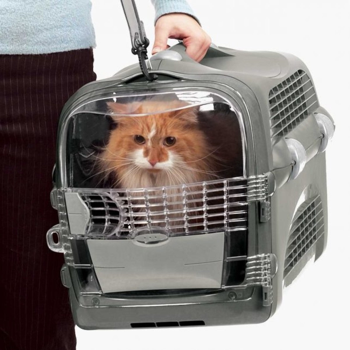 Cabrio Cat Carrier System - Cherry Red