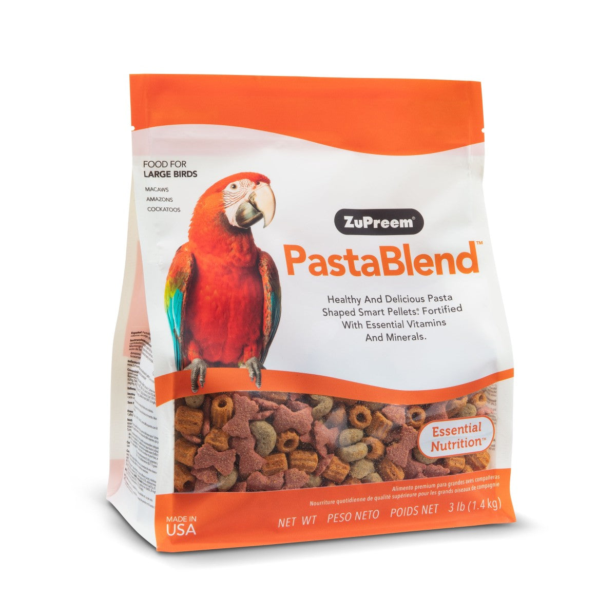 PastaBlend Large Parrot Food 3lb (1.4kg)