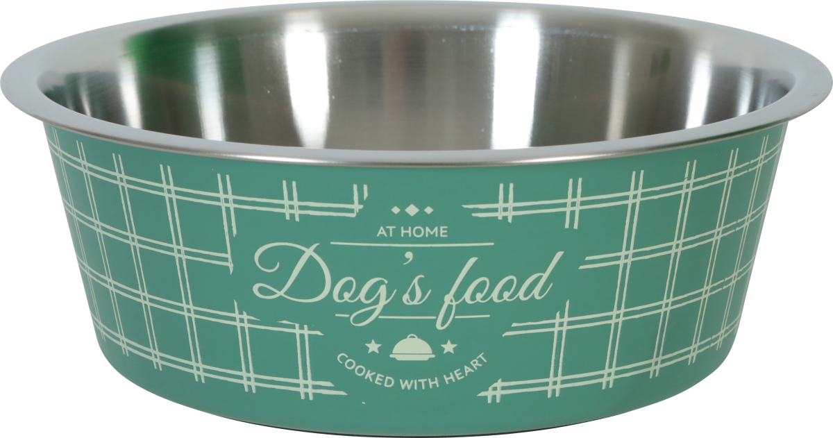 Non-Slip Food Dog Bowl Green 1700 ml