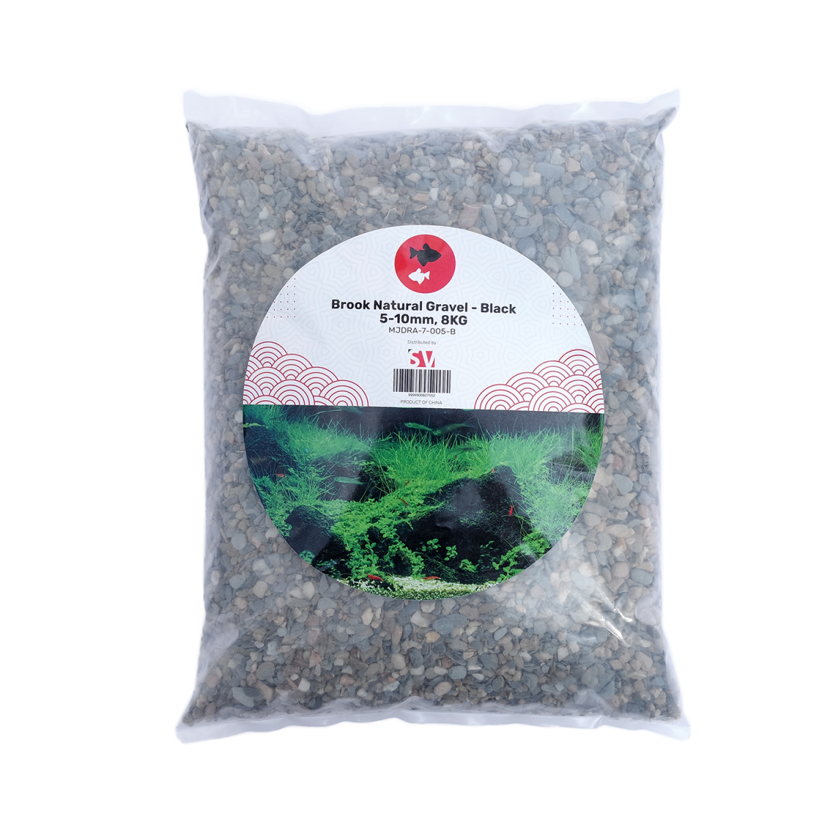 Brook Natural Gravel - Black 5-10mm, 8KG