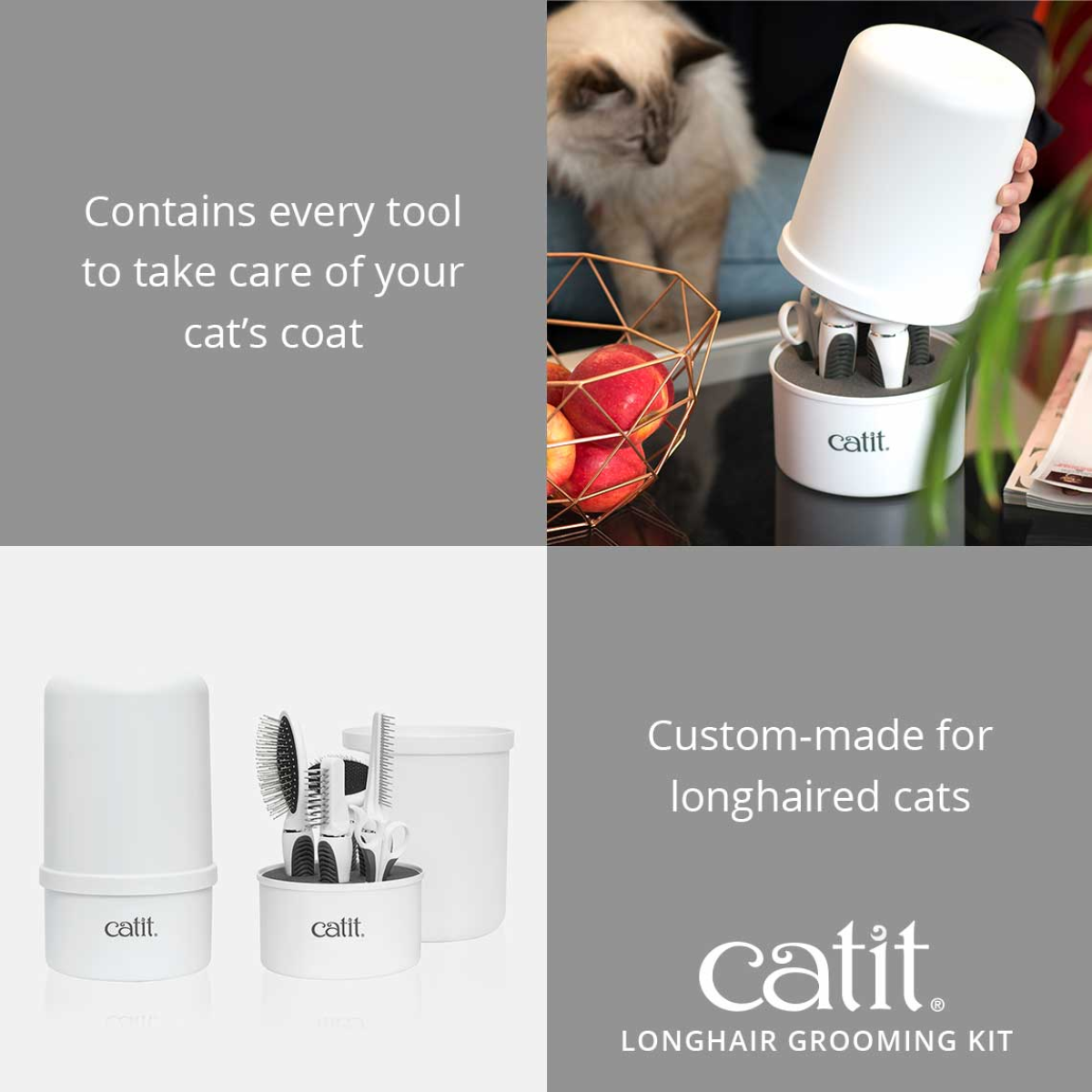 Catit Grooming Kit - Longhair