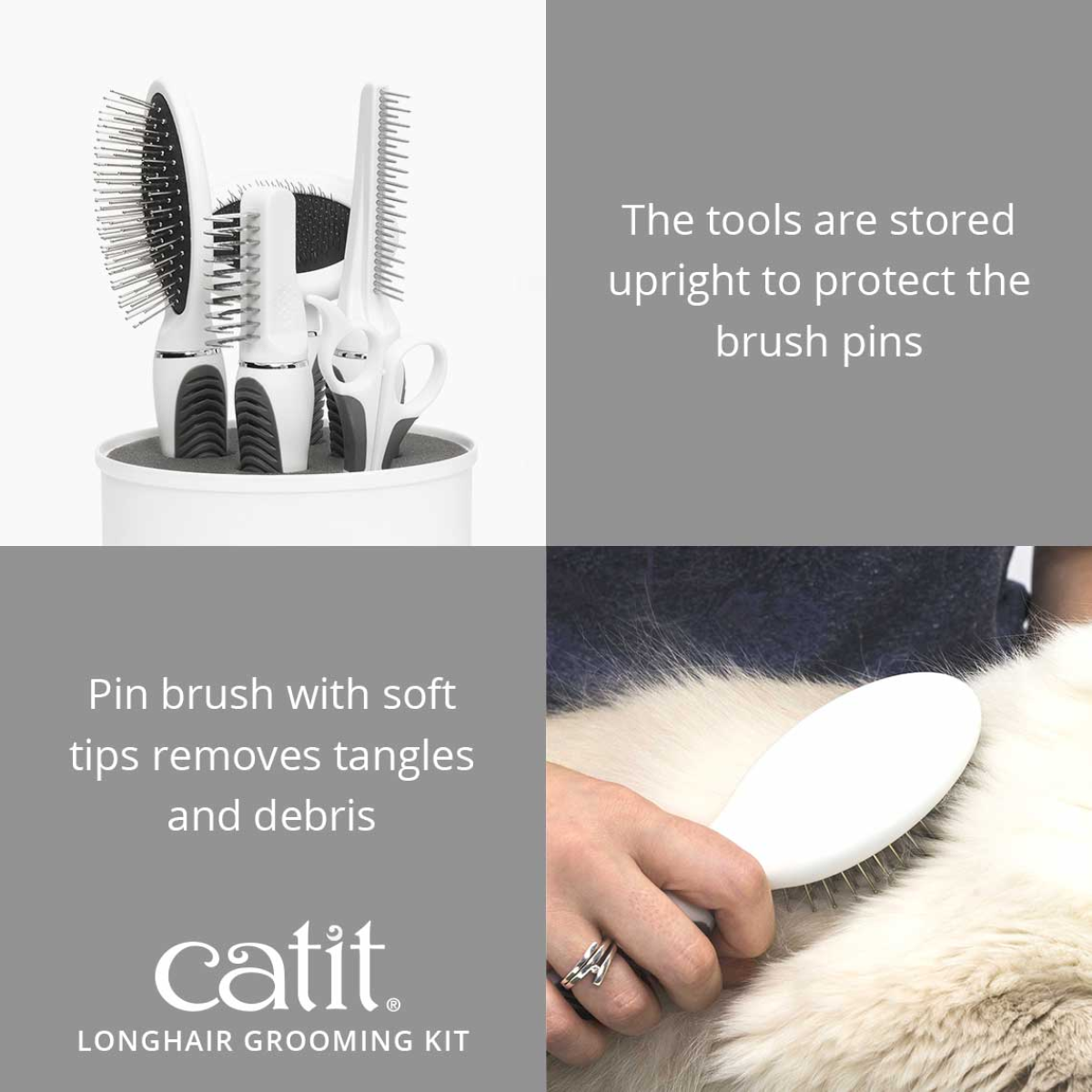 Catit Grooming Kit - Longhair