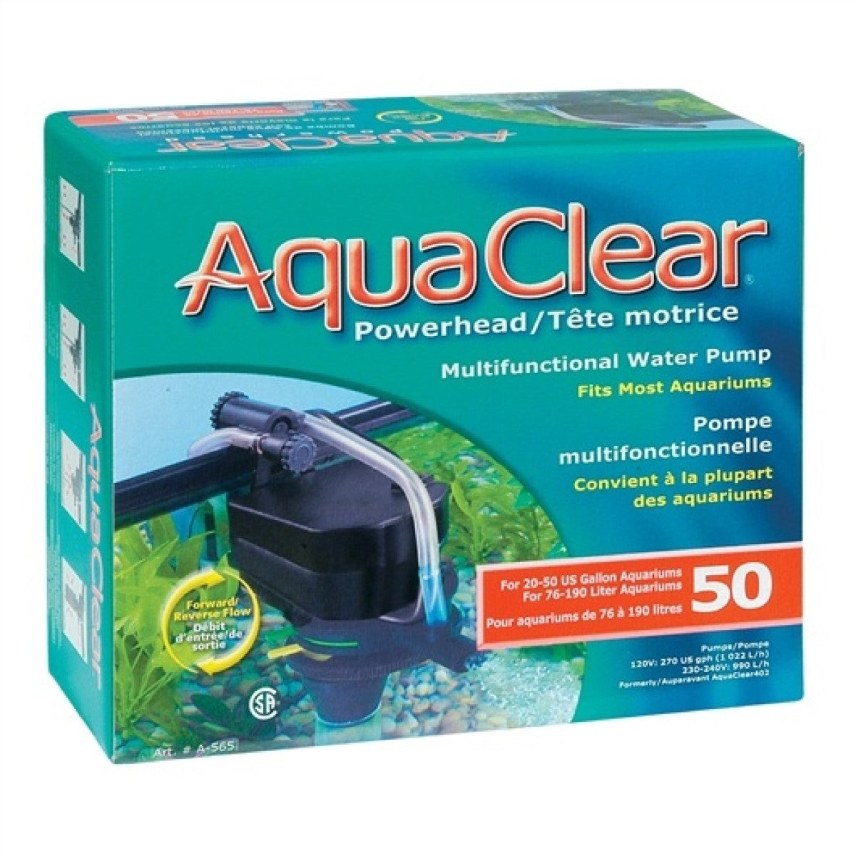 AquaClear Powerhead Model 50-V 189L