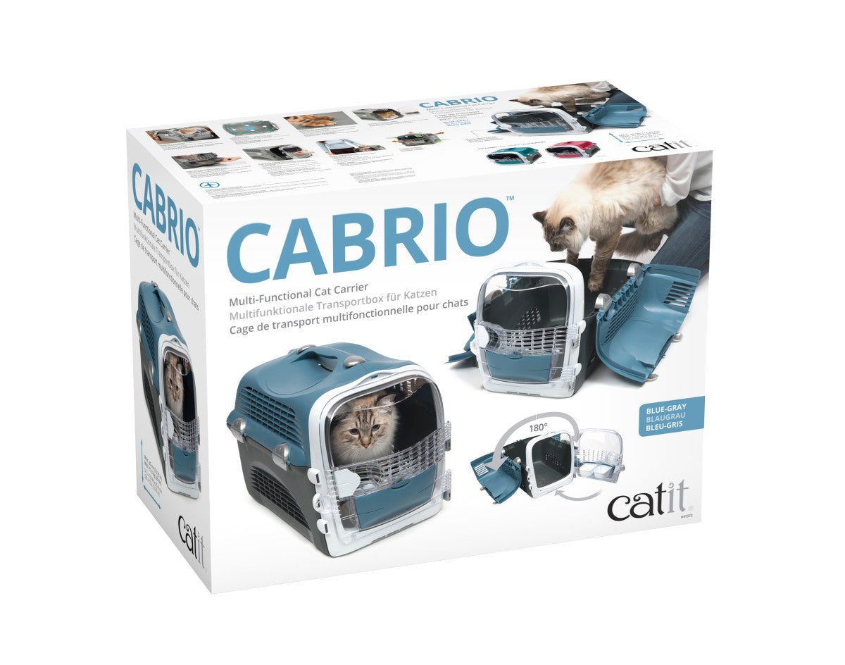 Cabrio Cat Carrier System - Blue/Grey