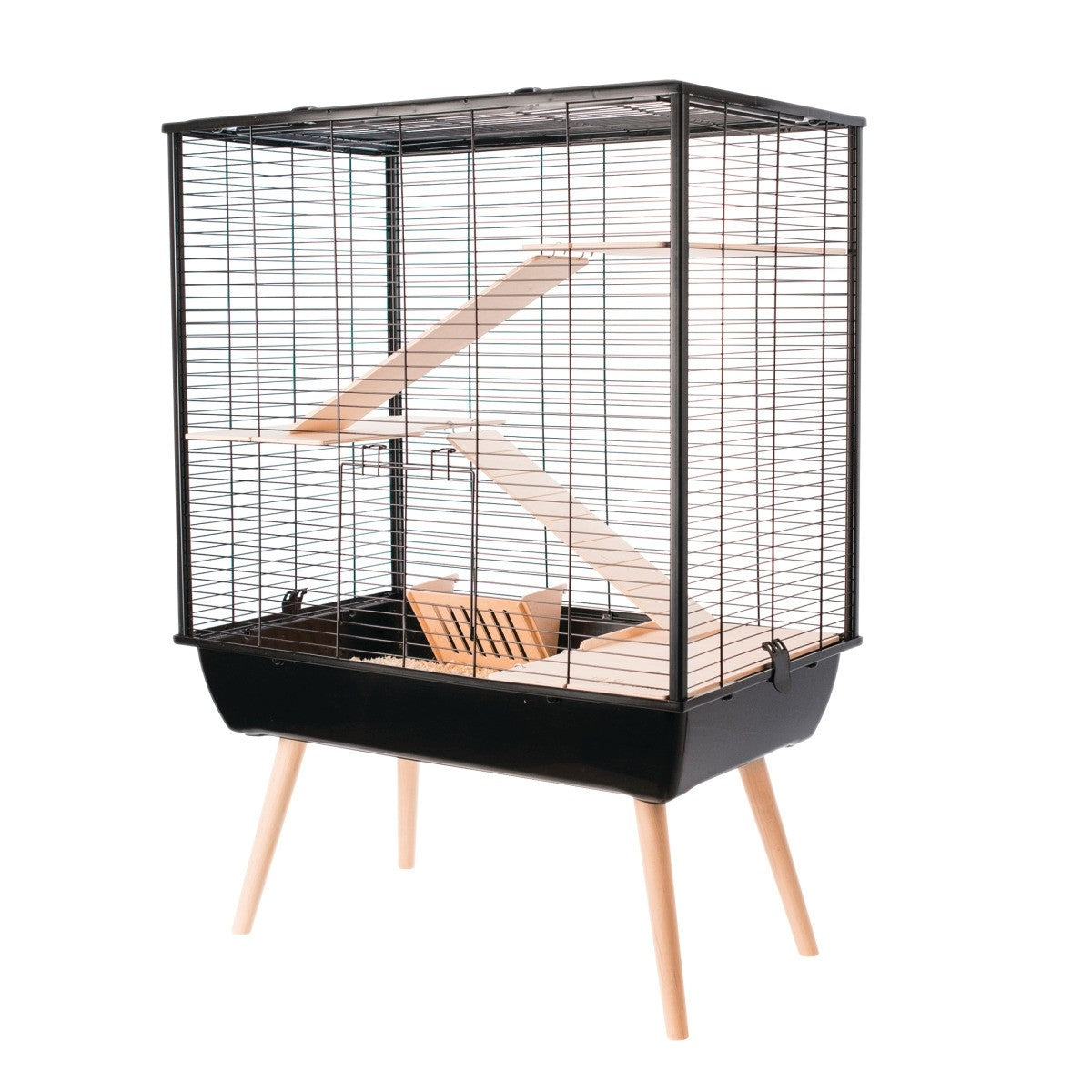 NEO COSY LARGE RODENT CAGE - BLACK