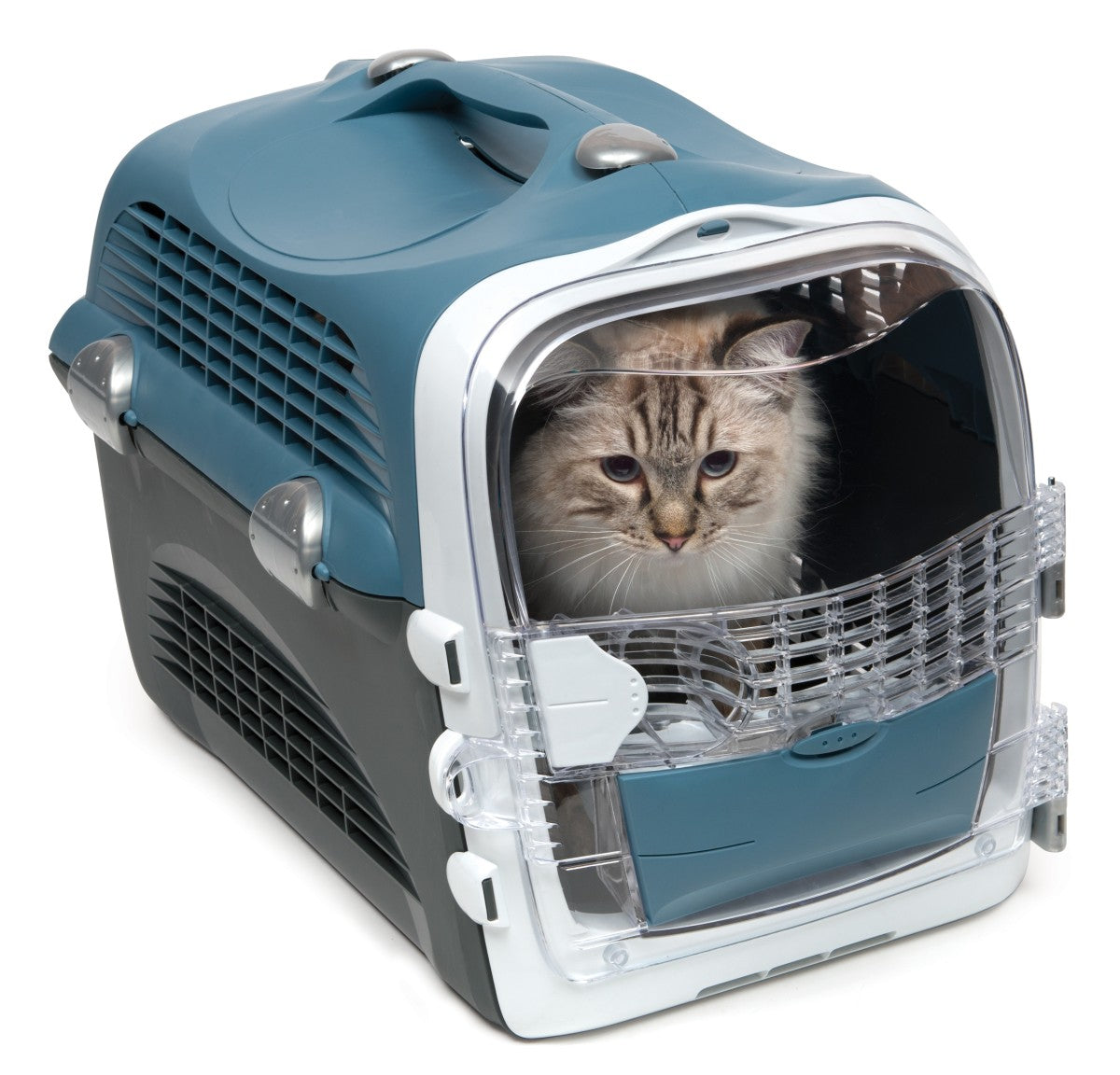 Cabrio Cat Carrier System - Blue/Grey