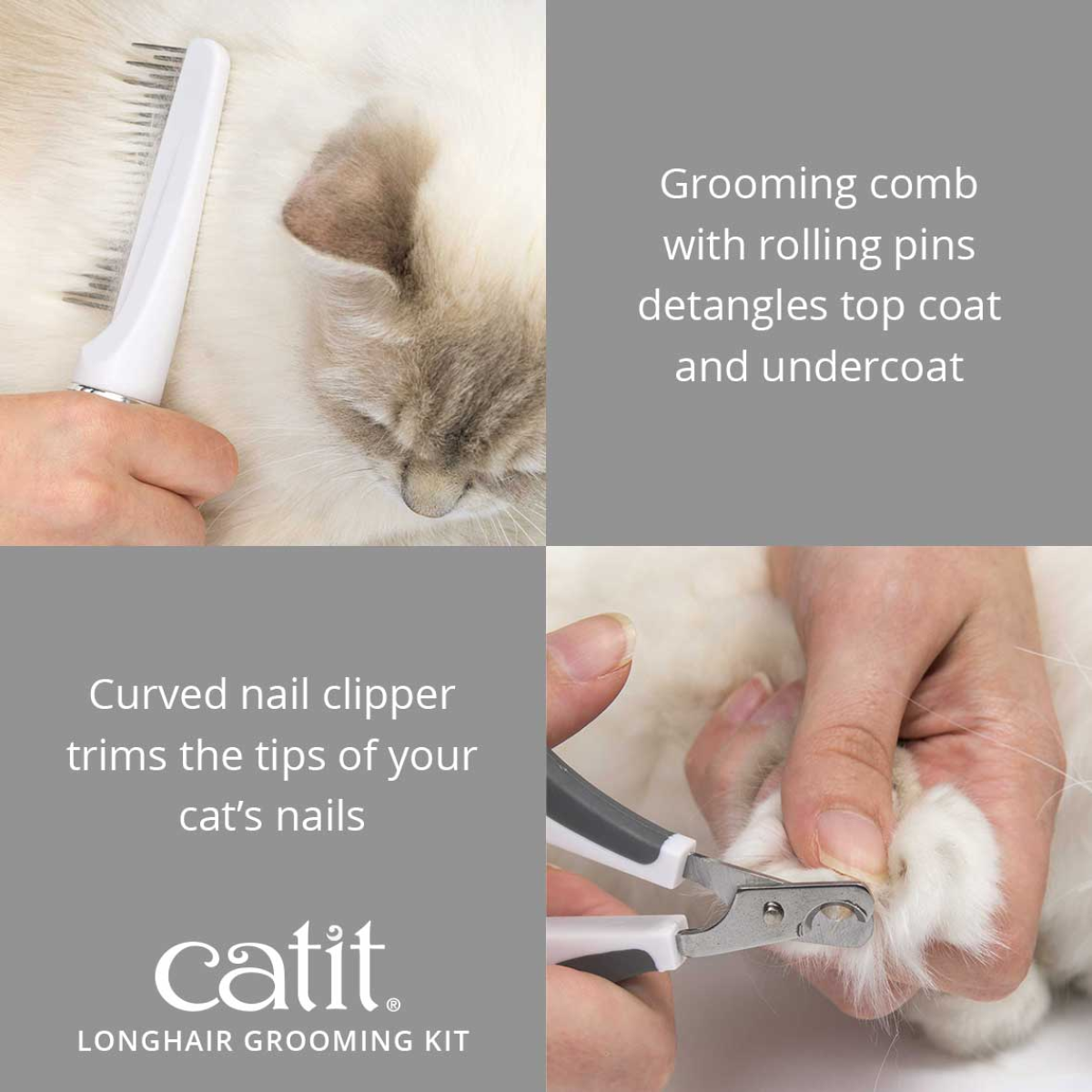 Catit Grooming Kit - Longhair