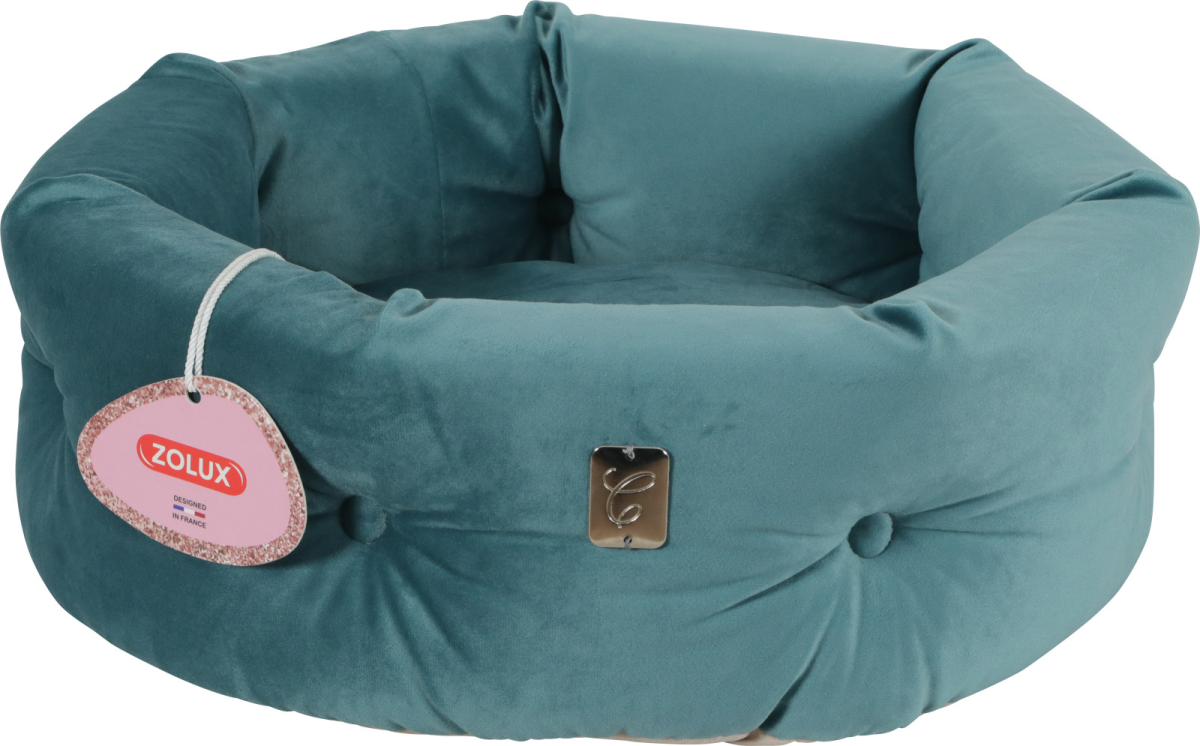 CHAMBORD CHESTERFIELD PET BED, 41CM - PEACOCK GREEN