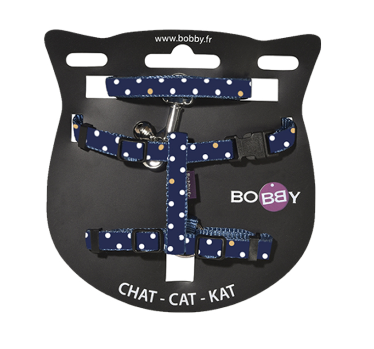 Pretty Cat Harness and Lead - Marine