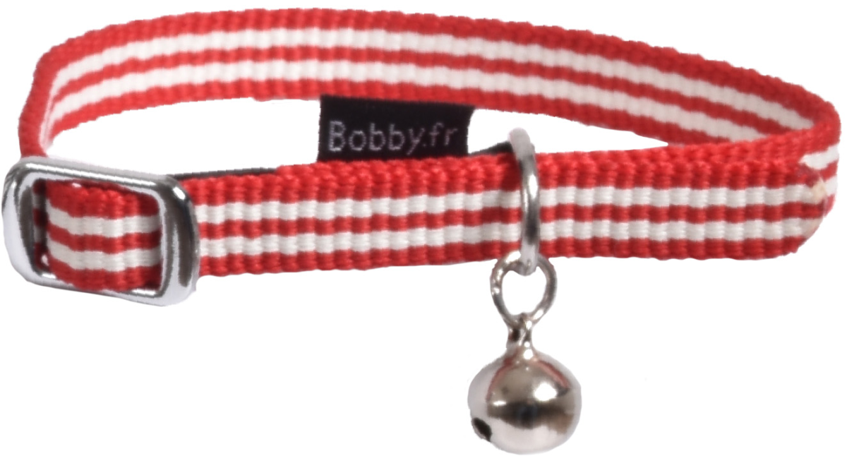 Cat Collar Stripe Red 1 x 30 cm