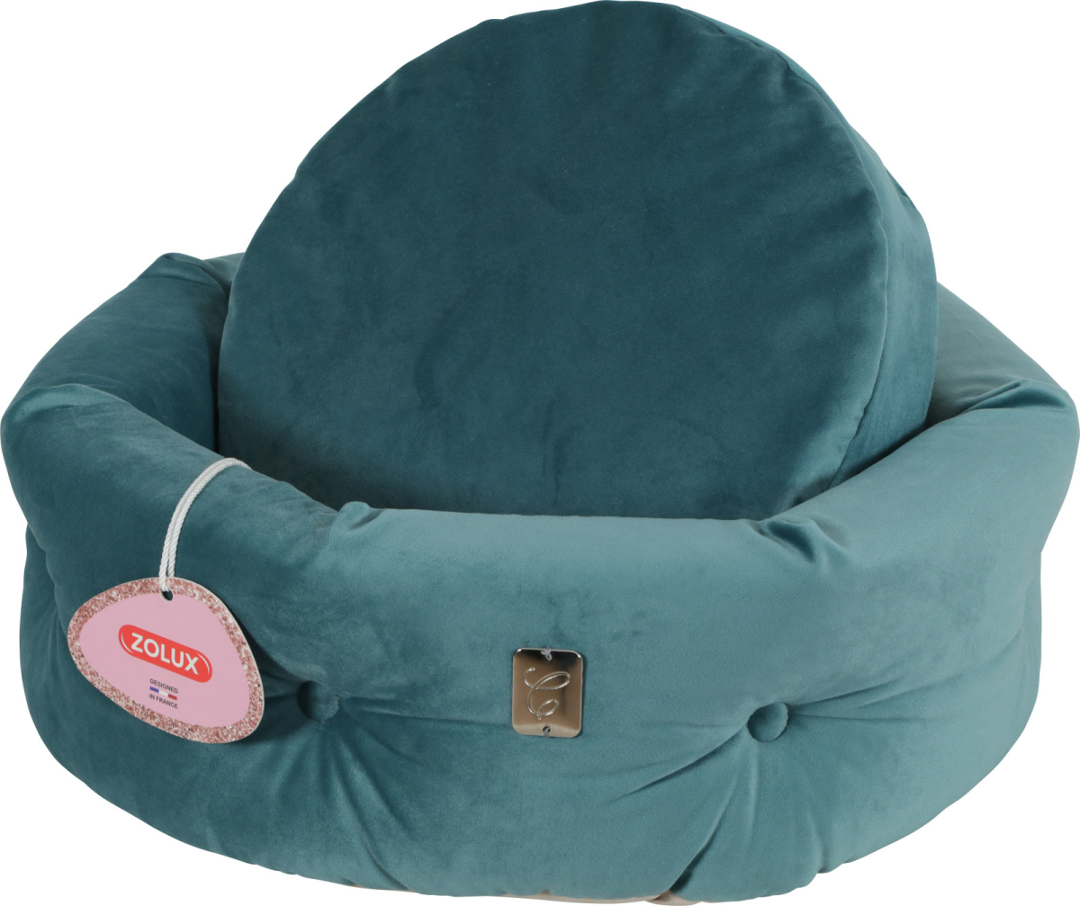 CHAMBORD CHESTERFIELD PET BED, 41CM - PEACOCK GREEN