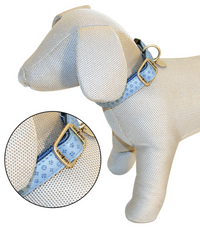 Thumbnail for Mylord Leatherette Adjustable Dog Collar 35-50 x 2 cm, Light Blue