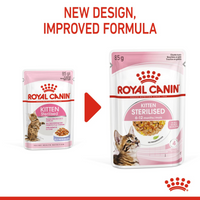 Thumbnail for Feline Health Nutrition Kitten Sterilised Gravy (WET FOOD - Pouches) 12x85G