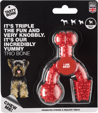 Thumbnail for TastyBone Nylon Trio Toy Dog - Beef