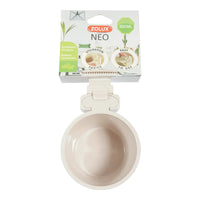 Thumbnail for NEO Rodent Cage Plastic Feeder - Beige 300ml