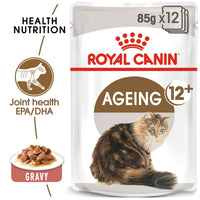 Thumbnail for Feline Health Nutrition Ageing +12 Gravy (WET FOOD - Pouches) 12 x 85g