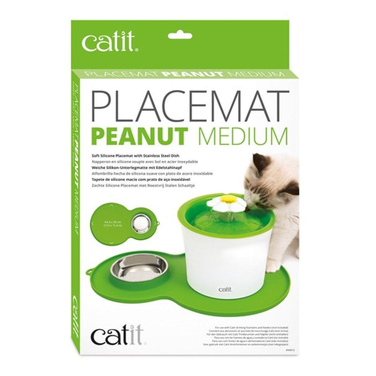 Catit Peanut Placemat - Medium/Green