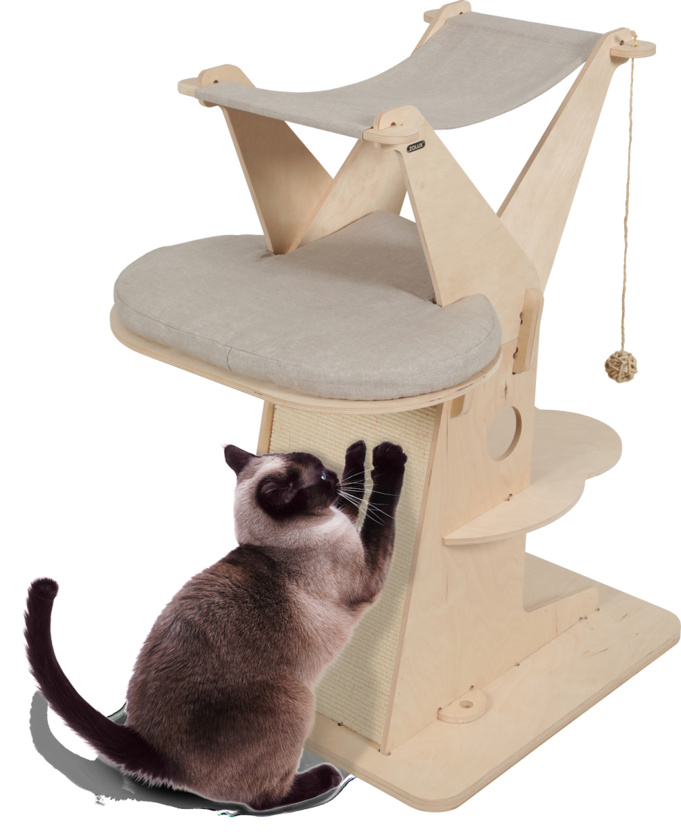 Cat Lodge 5 Cat Tree 90cm FSC