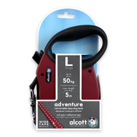 Thumbnail for Adventure retractable leash, 5 m - Large - Red