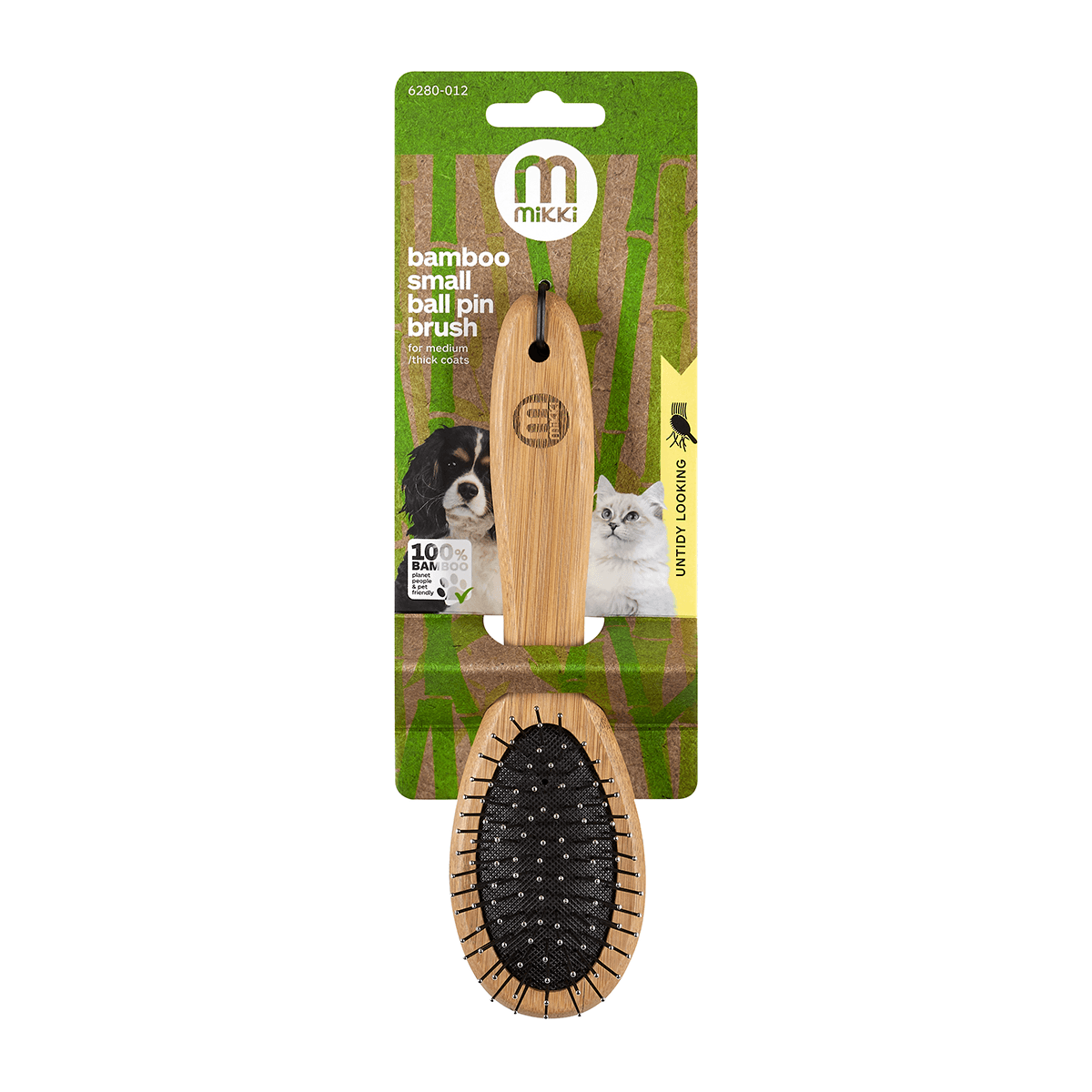 Bamboo Ball Pin Brush - Small