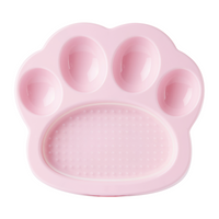 Thumbnail for PetDreamHouse PAW 2-IN-1 Mini Slow Feeder & Lick Pad Baby Pink Easy