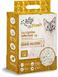 Thumbnail for Clumping 5-in-1 Cat Litter - Coffee scent/6 L