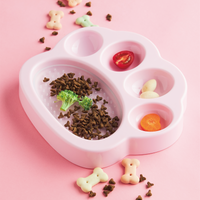 Thumbnail for PetDreamHouse PAW 2-IN-1 Mini Slow Feeder & Lick Pad Baby Pink Easy