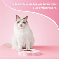 Thumbnail for PetDreamHouse PAW 2-IN-1 Mini Slow Feeder & Lick Pad Baby Pink Easy