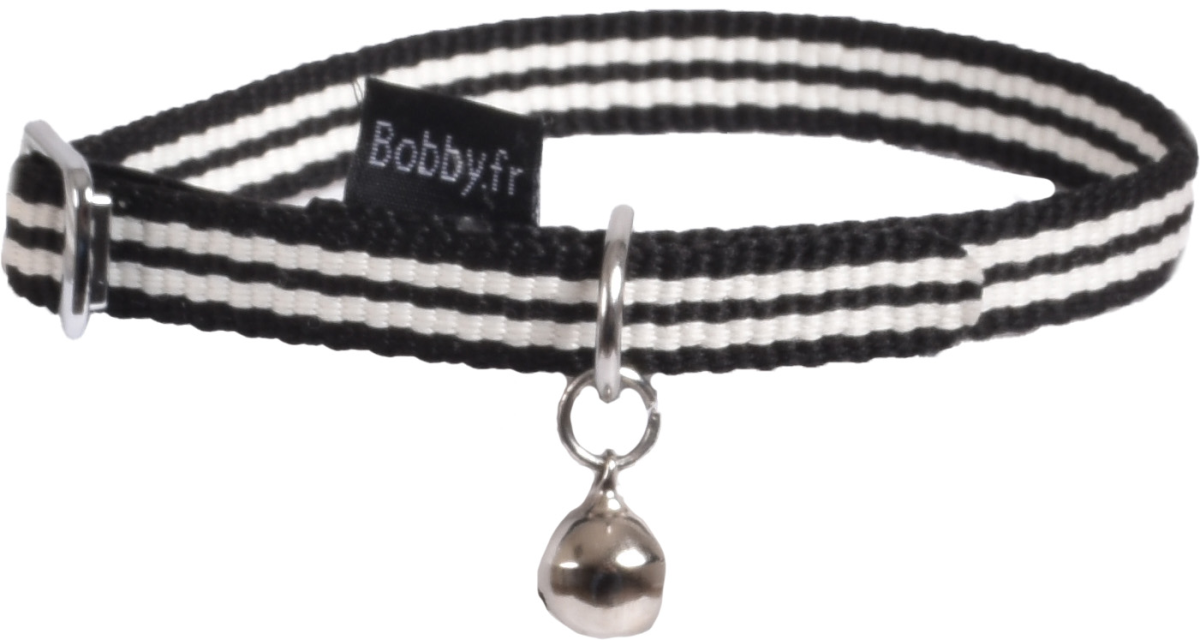 Cat Collar Stripe Black 1 x 30 cm