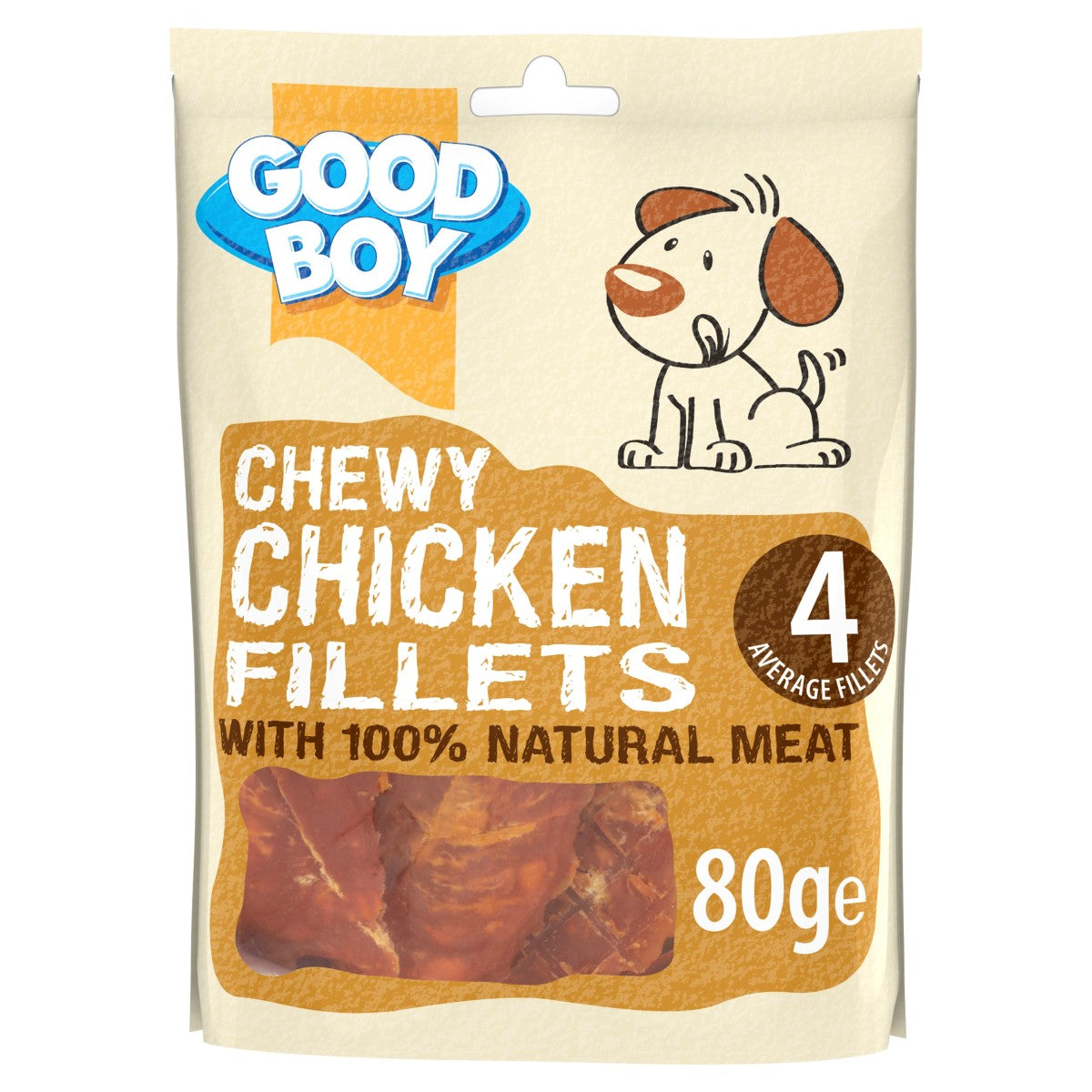 Chewy Chicken Fillets - 80G