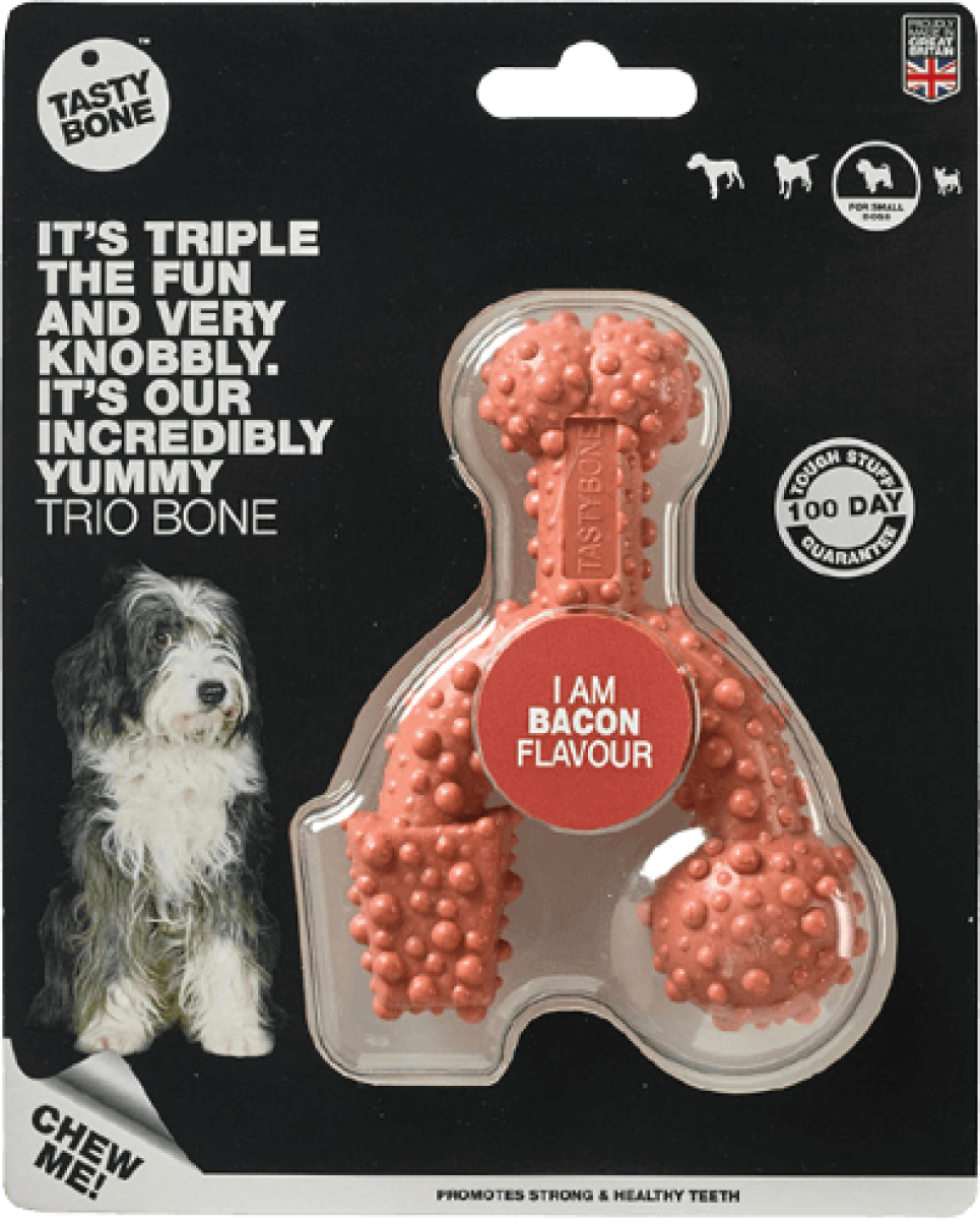 TastyBone Nylon Trio Small Dog - Bacon