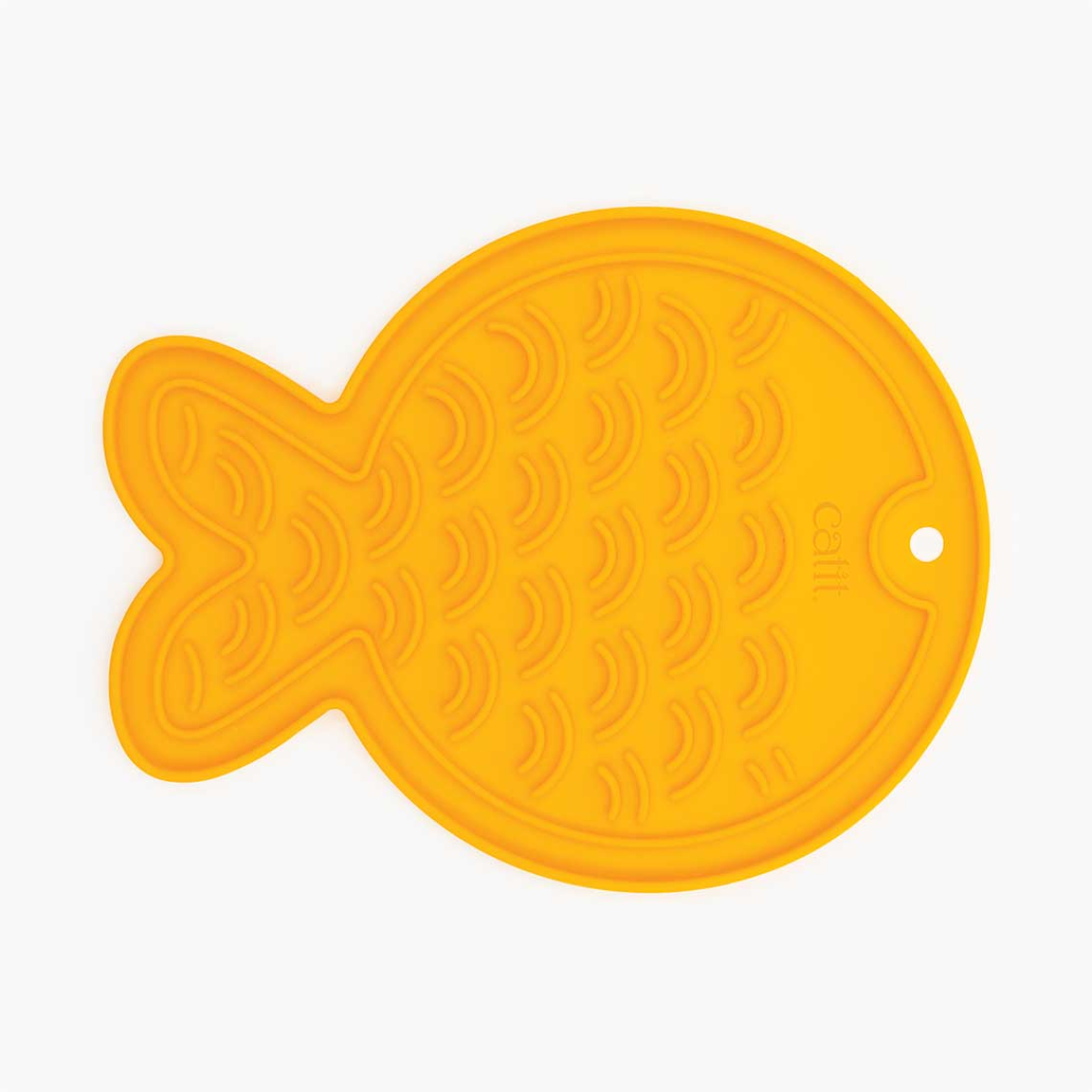 Catit Creamy Fish-shaped Silicon Feeding Mat